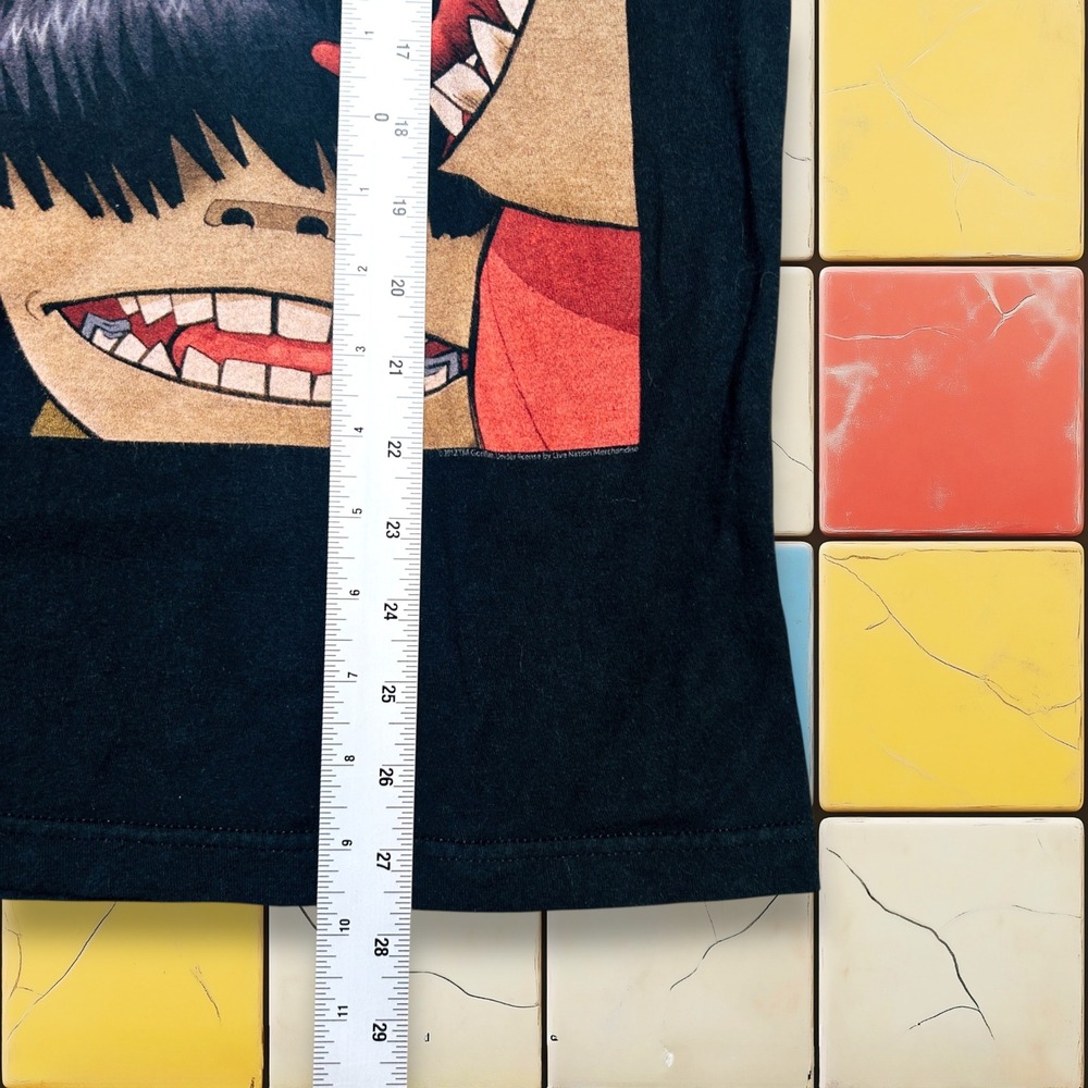 Vintage Y2K Gorillaz Band Tee Mens Black Small  Concert Tour Promo‎ Music Shirt - Picture 4 of 11